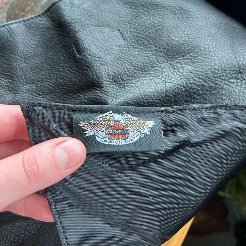 Leather Bandana Motorcycle Wear Harley Davidson